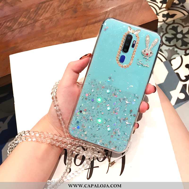 Capa Oppo A5 2020 Soft Strass Cristais Capas Prata, Oppo A5 2020 Protetoras Venda