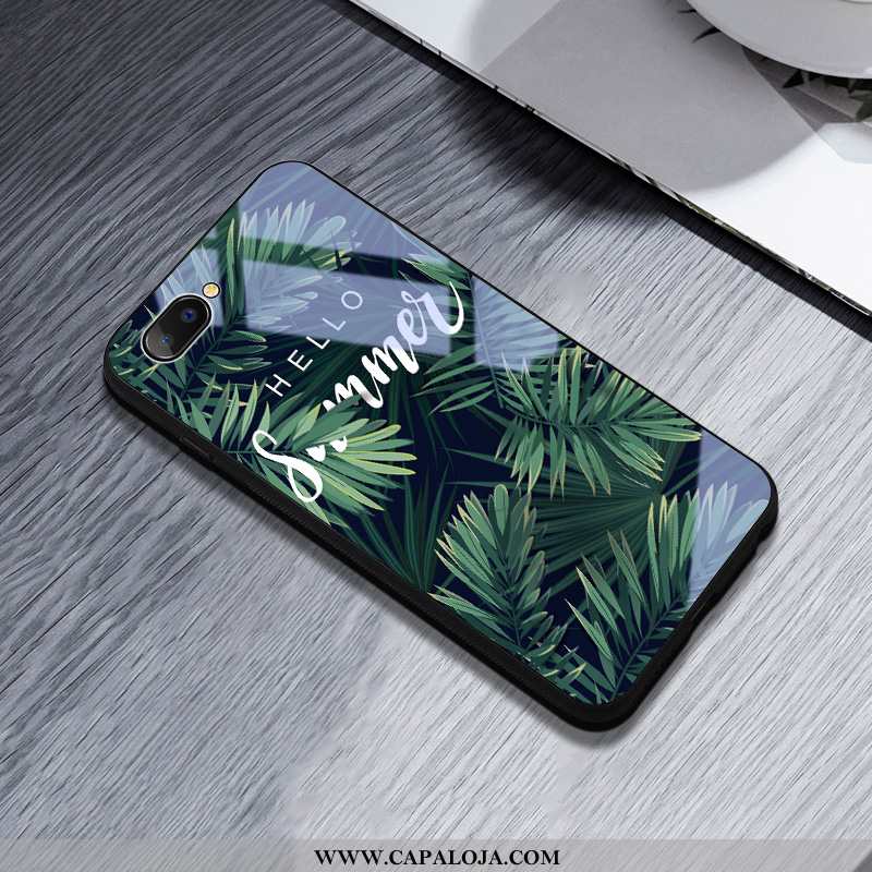 Capa Oppo A5 Silicone Antiqueda Vermelha Telemóvel Verde, Capas Oppo A5 Vidro Baratos