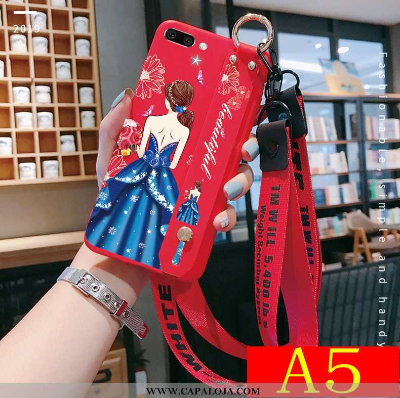 Capa Oppo A5 Soft Completa Personalizada Fosco Vermelho, Capas Oppo A5 Super Venda