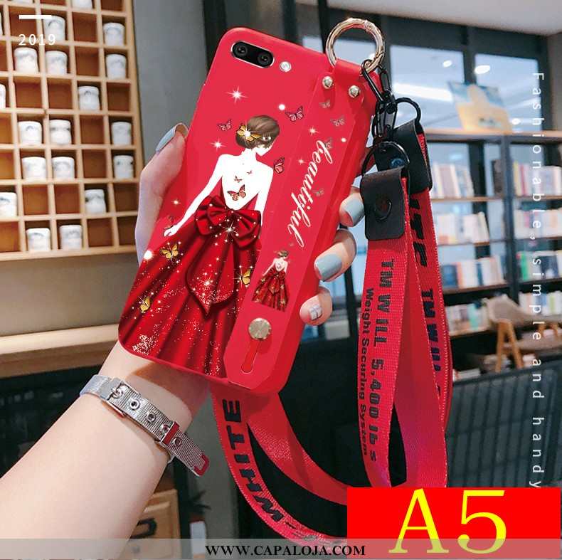 Capa Oppo A5 Soft Completa Personalizada Fosco Vermelho, Capas Oppo A5 Super Venda