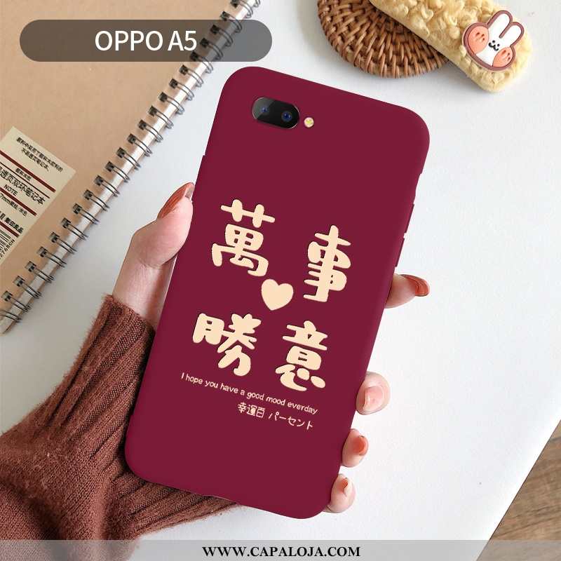 Capa Oppo A5 Soft Criativas Personalizada Para Reveillon Vermelho, Capas Oppo A5 Super Barato