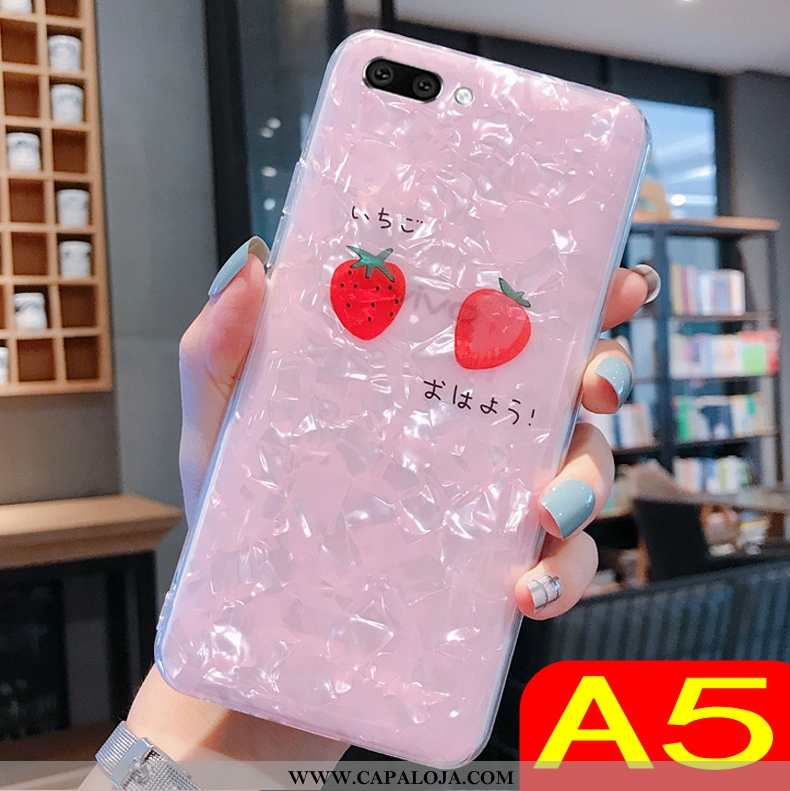 Capa Oppo A5 Tendencia Telemóvel Capas Feminino Rosa, Oppo A5 Soft Venda