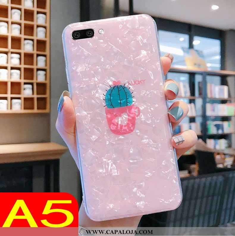 Capa Oppo A5 Tendencia Telemóvel Capas Feminino Rosa, Oppo A5 Soft Venda