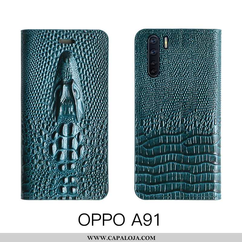 Capa Oppo A91 Couro Legitimo Capas Cases Feminino Amarelo, Oppo A91 Couro Promoção