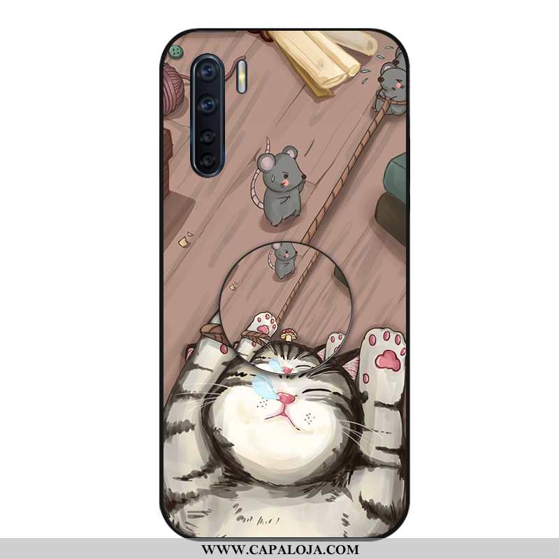 Capa Oppo A91 Fofas Coelho Feminino Vermelha Castanho, Capas Oppo A91 Tendencia Venda