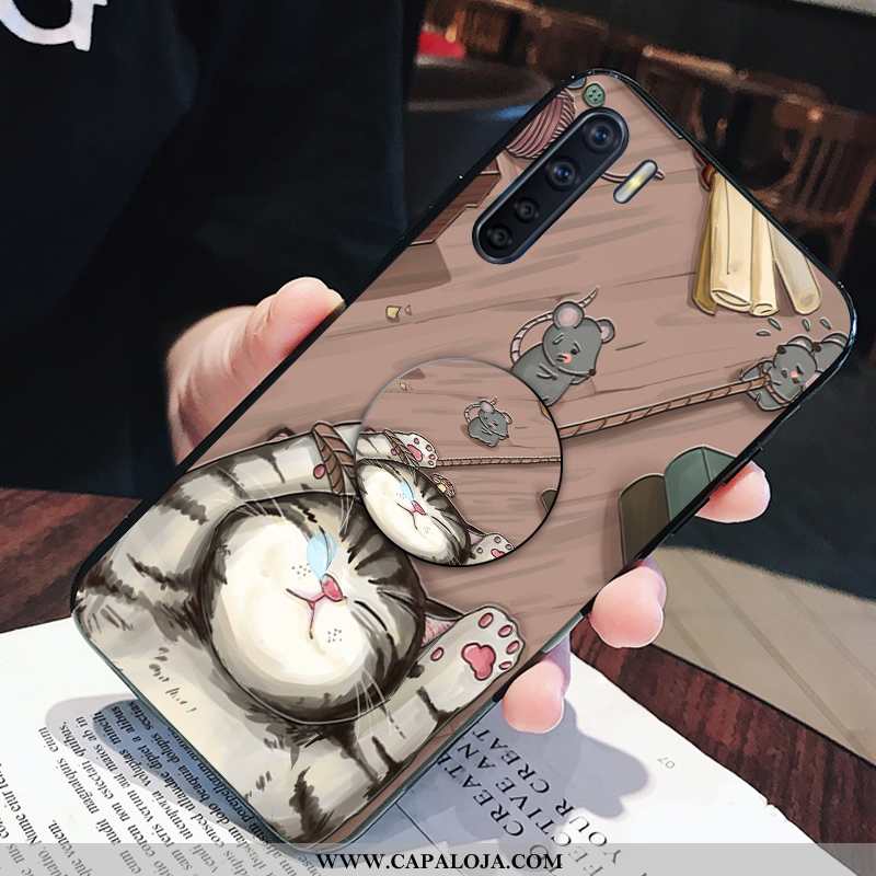 Capa Oppo A91 Fofas Coelho Feminino Vermelha Castanho, Capas Oppo A91 Tendencia Venda