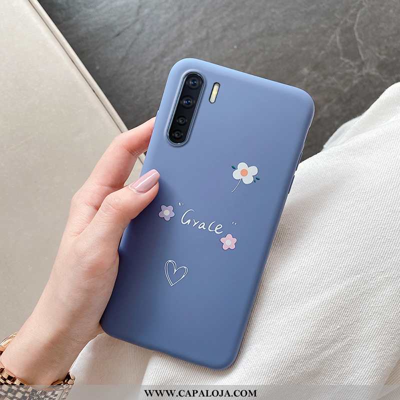 Capa Oppo A91 Fosco Simples Verde Cases, Capas Oppo A91 Slim Baratas