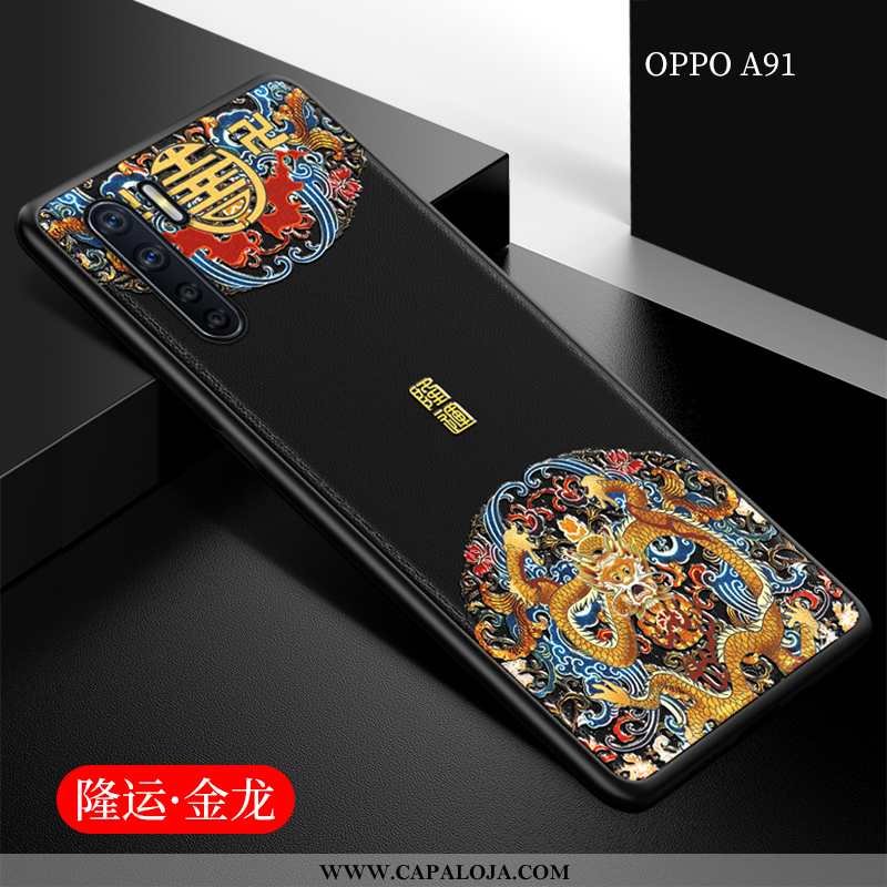 Capa Oppo A91 Protetoras Antiqueda Masculino Soft Preto, Capas Oppo A91 Silicone Venda