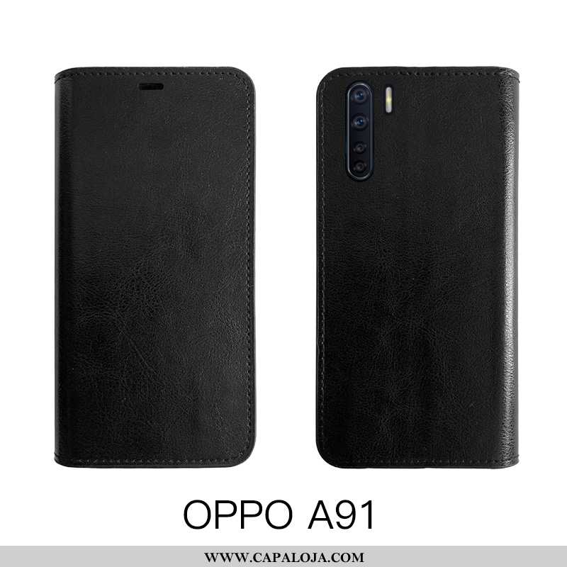 Capa Oppo A91 Protetoras Capas Cases Vaca Castanho, Oppo A91 Couro Genuíno Baratos