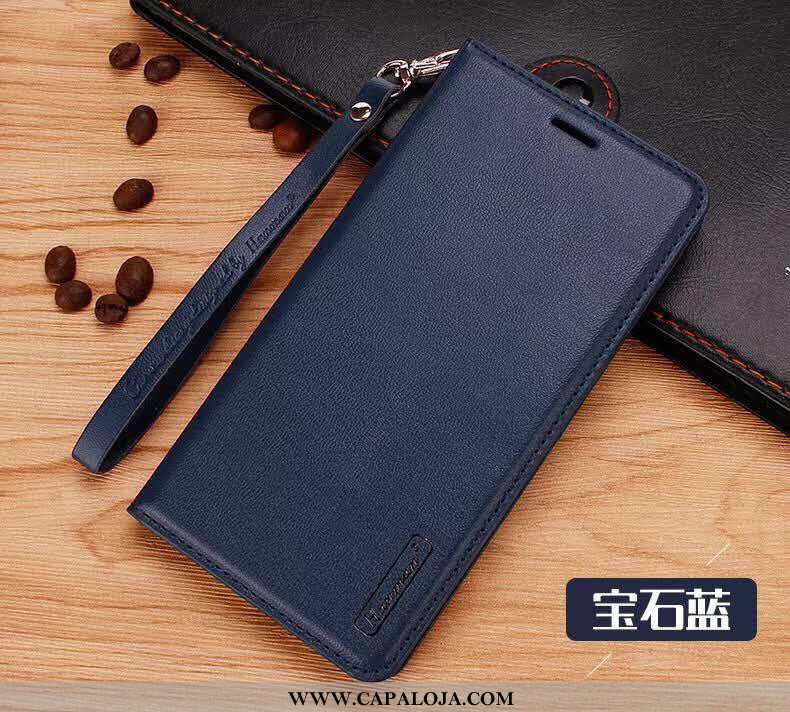 Capa Oppo A91 Protetoras Masculino Couro Cases Preto, Capas Oppo A91 Couro Genuíno Baratas