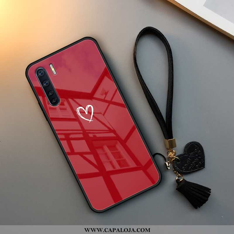 Capa Oppo A91 Protetoras Preto Telemóvel Minimalista, Capas Oppo A91 Vidro Online