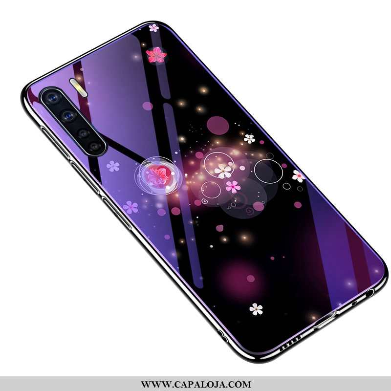 Capa Oppo A91 Protetoras Telemóvel Personalizada Estilosas Roxo, Capas Oppo A91 Vidro Barato