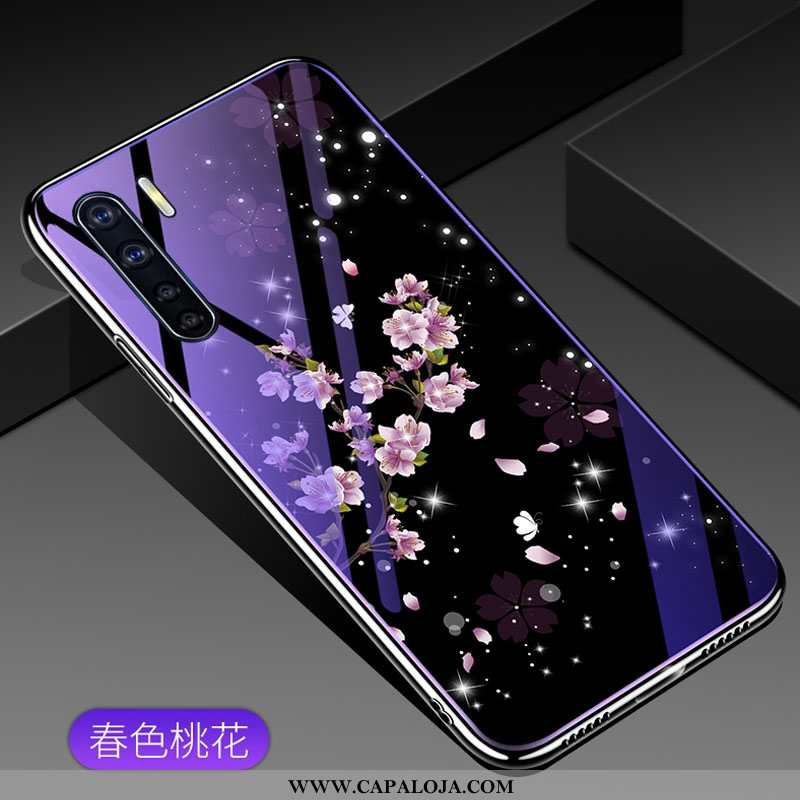 Capa Oppo A91 Protetoras Telemóvel Personalizada Estilosas Roxo, Capas Oppo A91 Vidro Barato