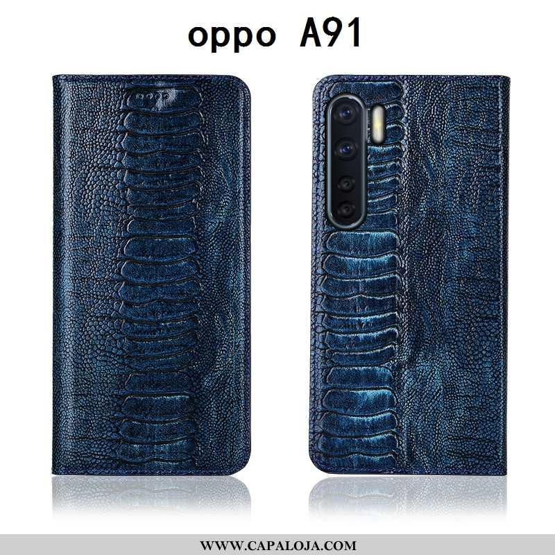 Capa Oppo A91 Silicone Capas Pássaro Cover Castanho, Oppo A91 Couro Genuíno Online