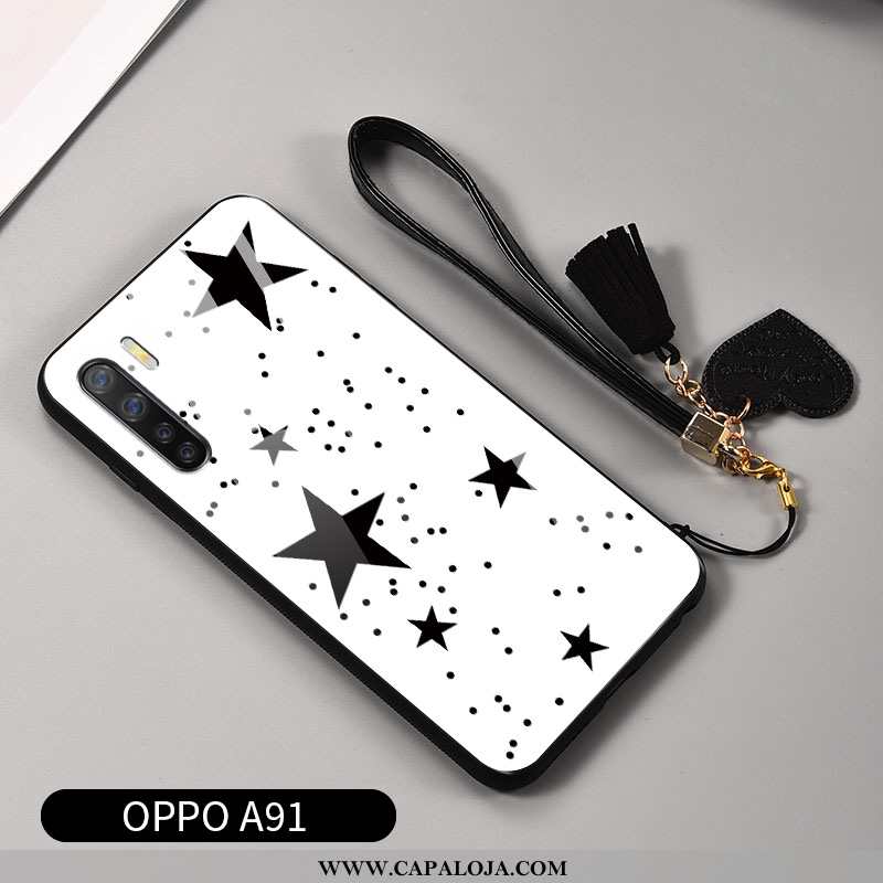 Capa Oppo A91 Soft Estilosas Xadrez Masculino Preto, Capas Oppo A91 Super Baratas