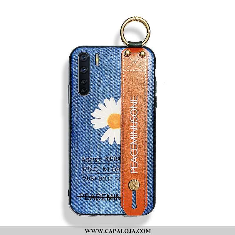 Capa Oppo A91 Tendencia Feminino Silicone Capas Azul, Oppo A91 Soft Baratas