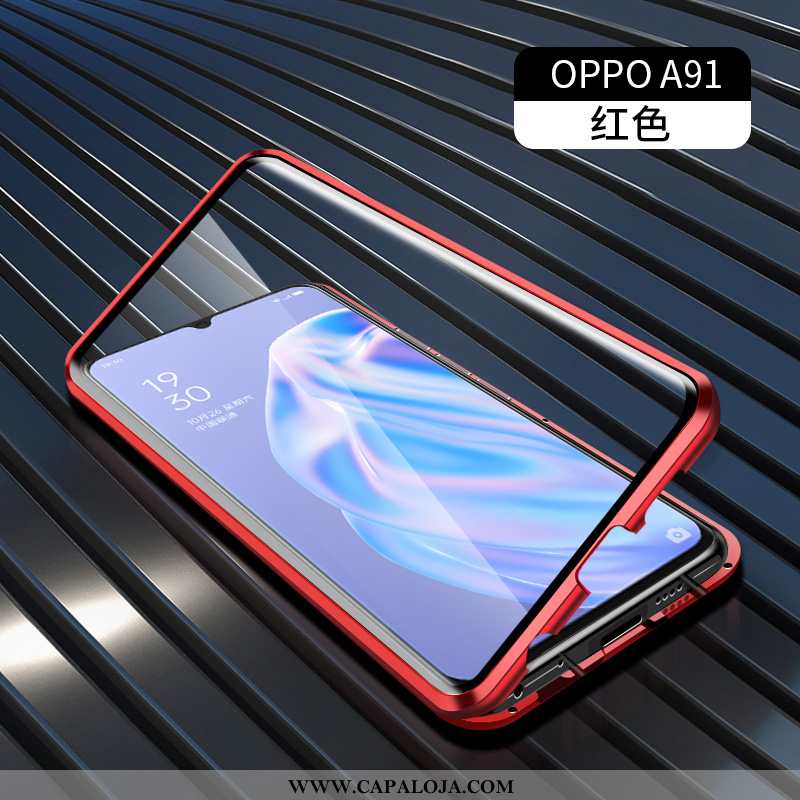 Capa Oppo A91 Vidro Telemóvel Capas Verde, Oppo A91 Clara Promoção