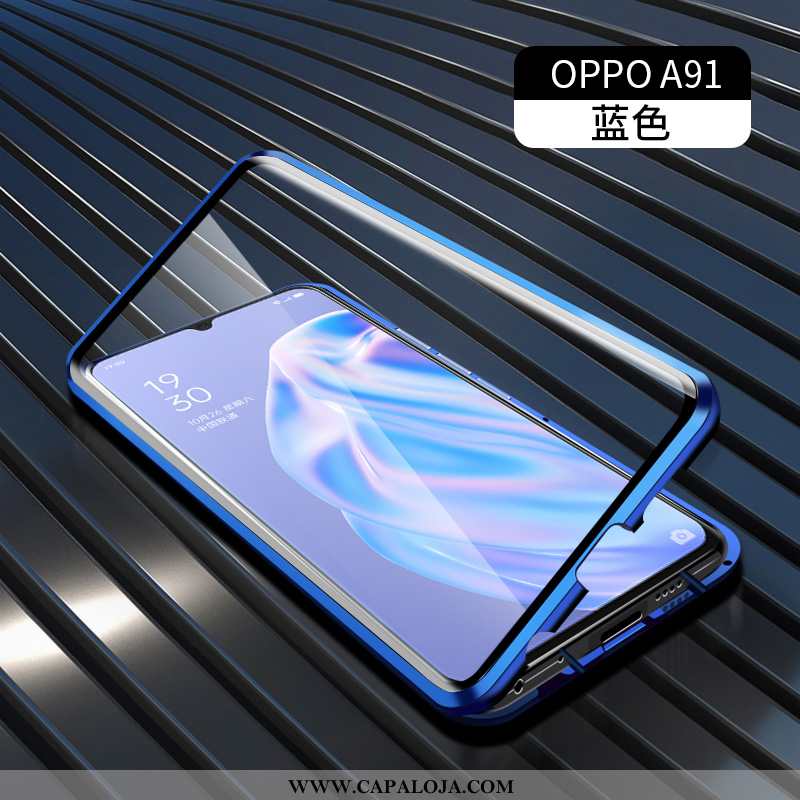 Capa Oppo A91 Vidro Telemóvel Capas Verde, Oppo A91 Clara Promoção