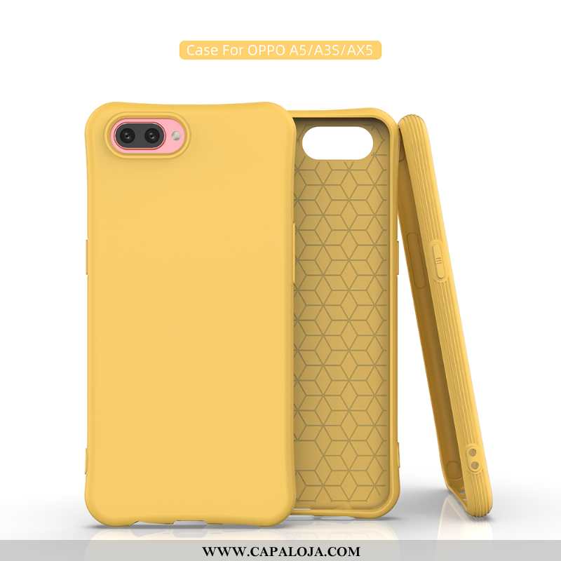 Capa Oppo Ax5 Estilosas Capas Pequena Completa Amarelo, Oppo Ax5 Personalizado Promoção