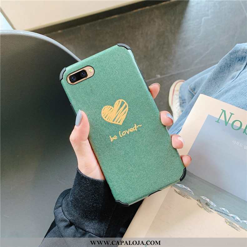 Capa Oppo Ax5 Silicone Antiqueda Casal Pintado Verde, Capas Oppo Ax5 Criativas Promoção