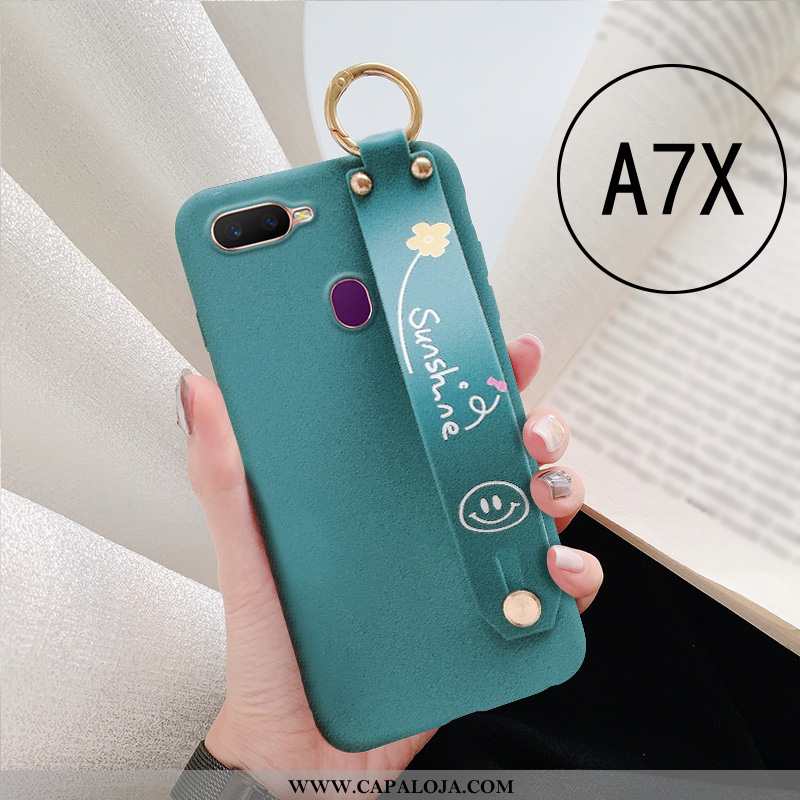 Capa Oppo Ax7 Silicone Feminino Vermelha Novas Verde, Capas Oppo Ax7 Slim Baratos