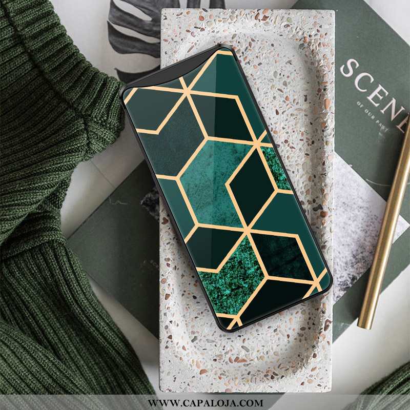 Capa Oppo Find X Soft Slim Vidro Feminino Verde, Capas Oppo Find X Silicone Comprar