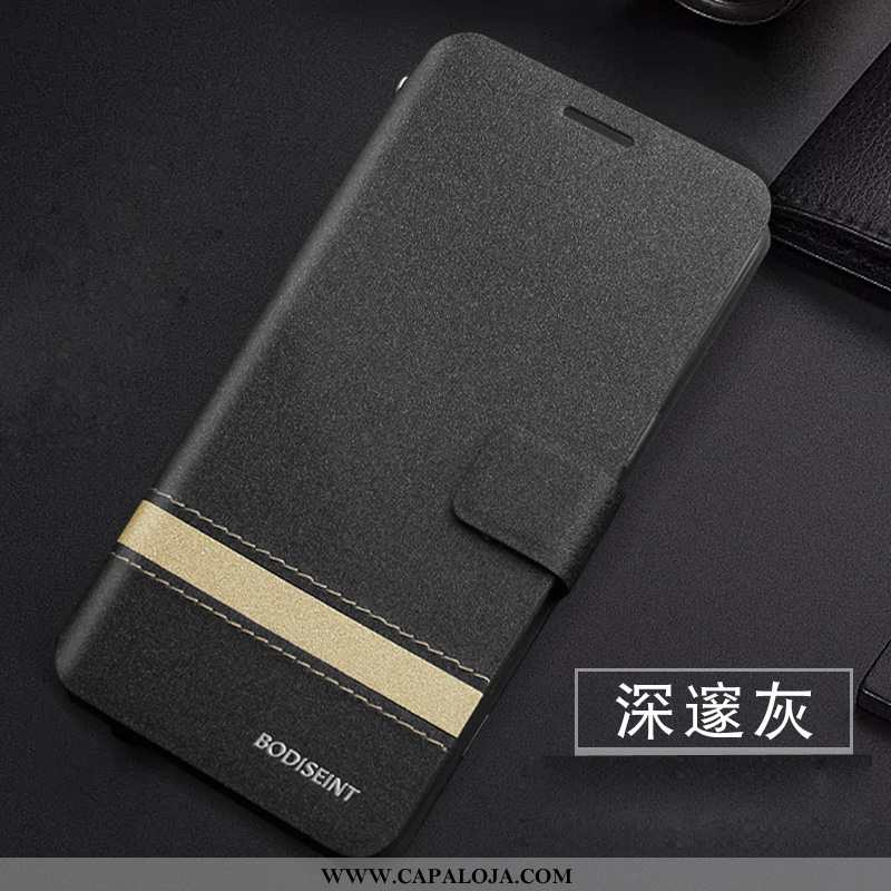 Capa Oppo Find X2 Pro Couro Telemóvel Cover Antiqueda Preto, Capas Oppo Find X2 Pro Protetoras Compr