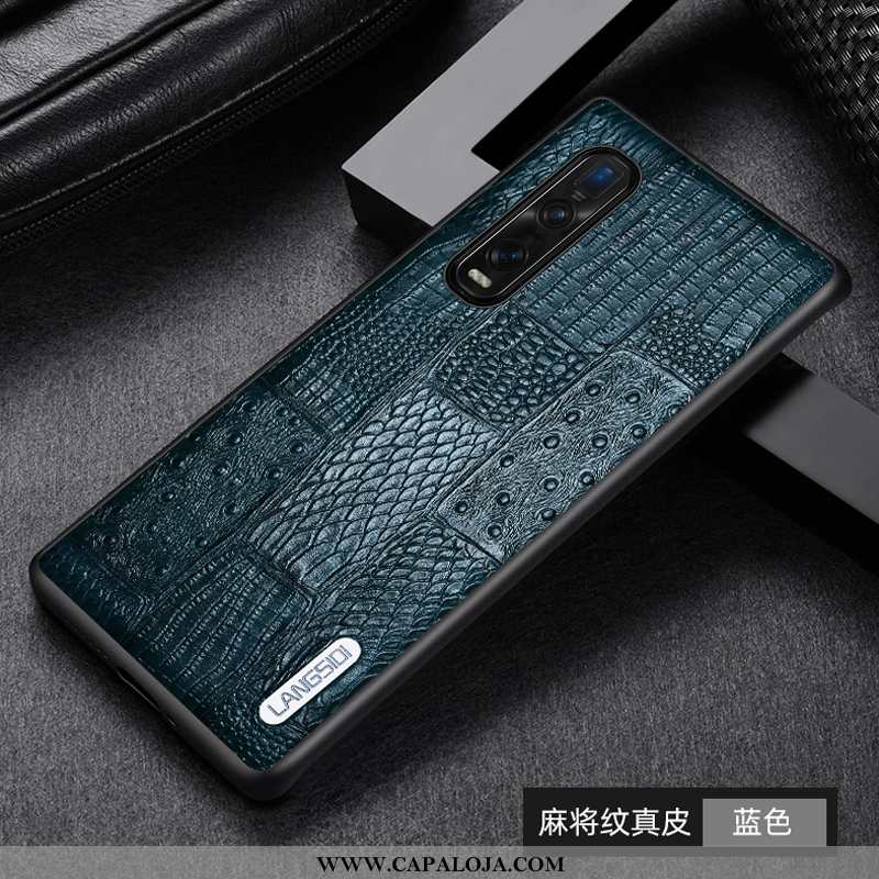 Capa Oppo Find X2 Pro Personalizado Telemóvel Vaca Couro Castanho, Capas Oppo Find X2 Pro Criativas 