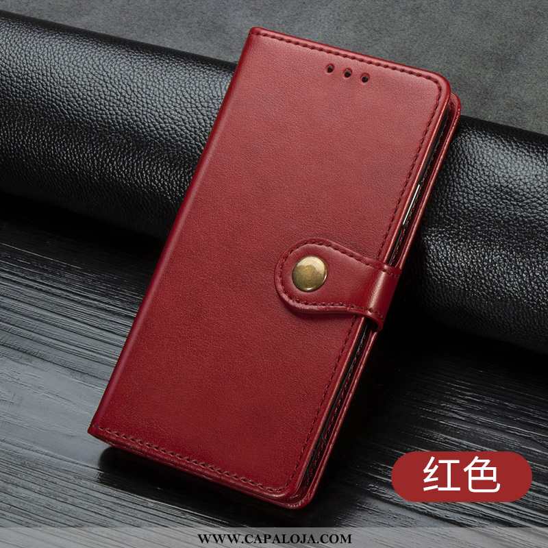 Capa Oppo Reno 10x Zoom Protetoras High Business Antiqueda Castanho, Capas Oppo Reno 10x Zoom Couro 