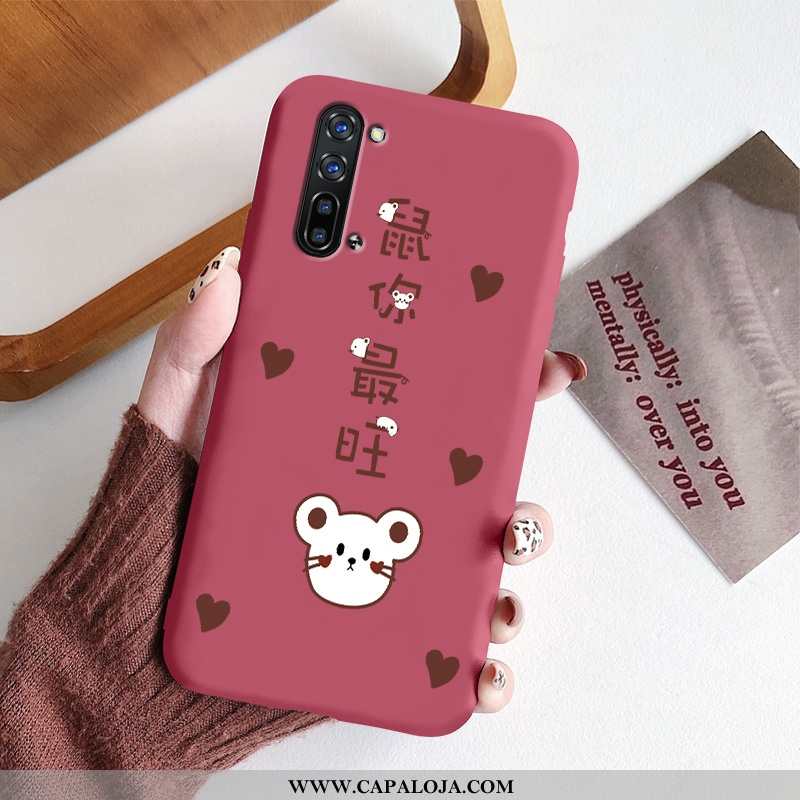 Capa Oppo Reno 3 Bonitos Antiqueda Cases Protetoras Vermelho, Capas Oppo Reno 3 Slim Barato