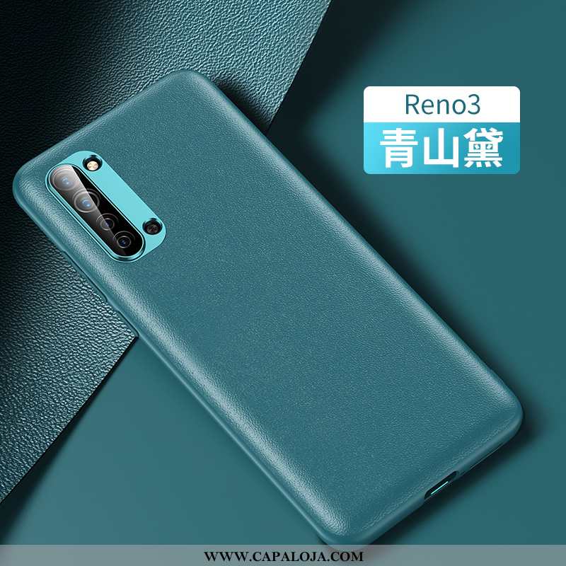 Capa Oppo Reno 3 Couro Aço Antiqueda Completa Laranja, Capas Oppo Reno 3 Barato