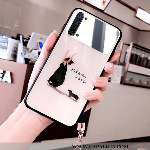 Capa Oppo Reno 3 Criativas Telemóvel Vermelha Feminino Bege, Capas Oppo Reno 3 Protetoras Online