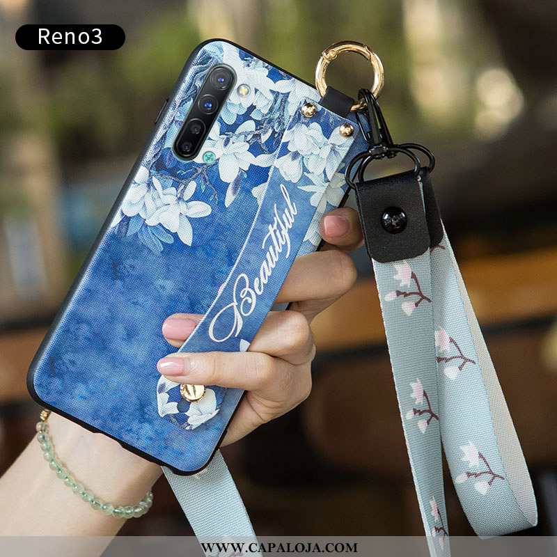 Capa Oppo Reno 3 Personalizada Cases Novas Tendencia Azul, Capas Oppo Reno 3 Criativas Promoção