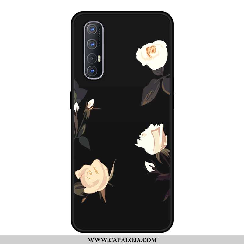 Capa Oppo Reno 3 Pro Classico Feminino Criativas Soft Preto, Capas Oppo Reno 3 Pro Silicone Online