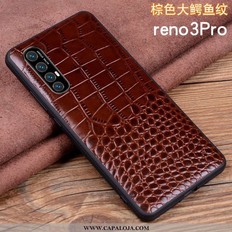 Capa Oppo Reno 3 Pro Silicone Malha Antiqueda Capas Azul, Oppo Reno 3 Pro Couro Genuíno Baratas