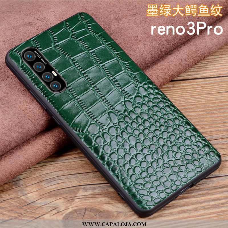 Capa Oppo Reno 3 Pro Silicone Malha Antiqueda Capas Azul, Oppo Reno 3 Pro Couro Genuíno Baratas