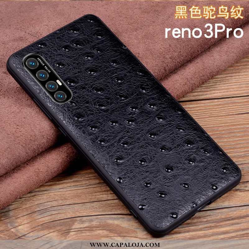 Capa Oppo Reno 3 Pro Silicone Malha Antiqueda Capas Azul, Oppo Reno 3 Pro Couro Genuíno Baratas