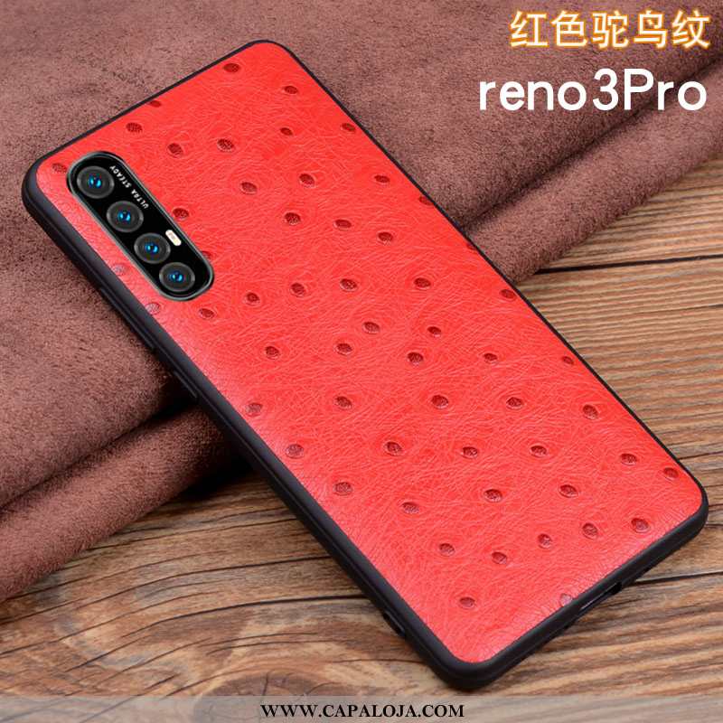 Capa Oppo Reno 3 Pro Silicone Malha Antiqueda Capas Azul, Oppo Reno 3 Pro Couro Genuíno Baratas