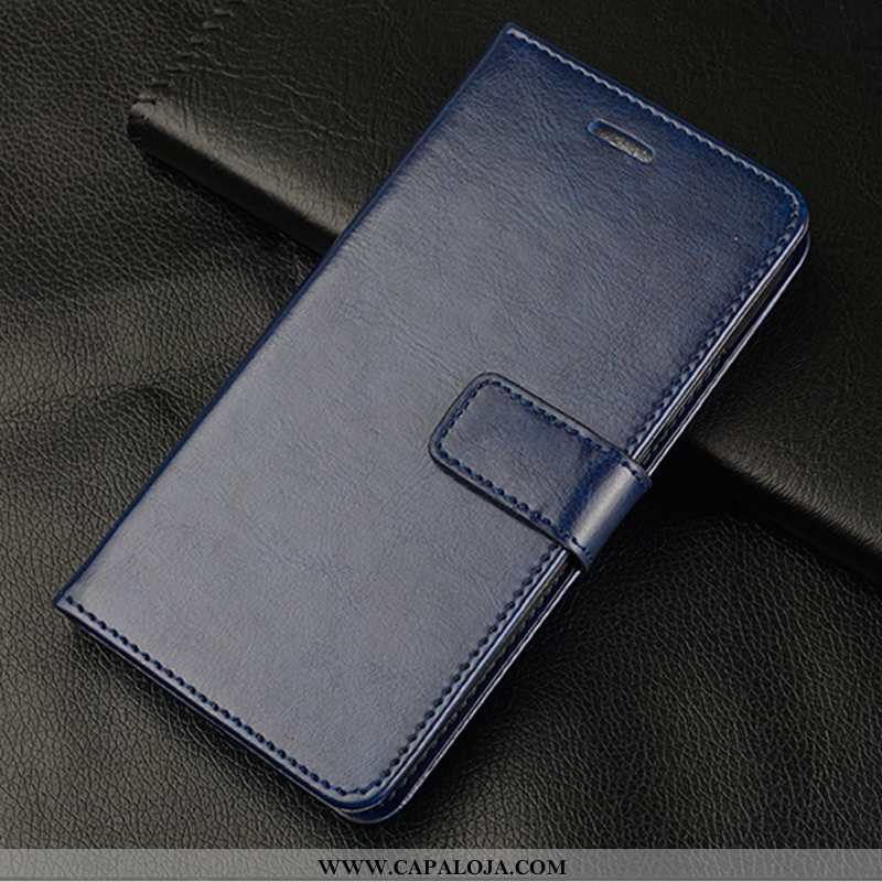 Capa Oppo Reno 3 Protetoras Masculino Completa Business Azul Escuro, Capas Oppo Reno 3 Couro Promoçã