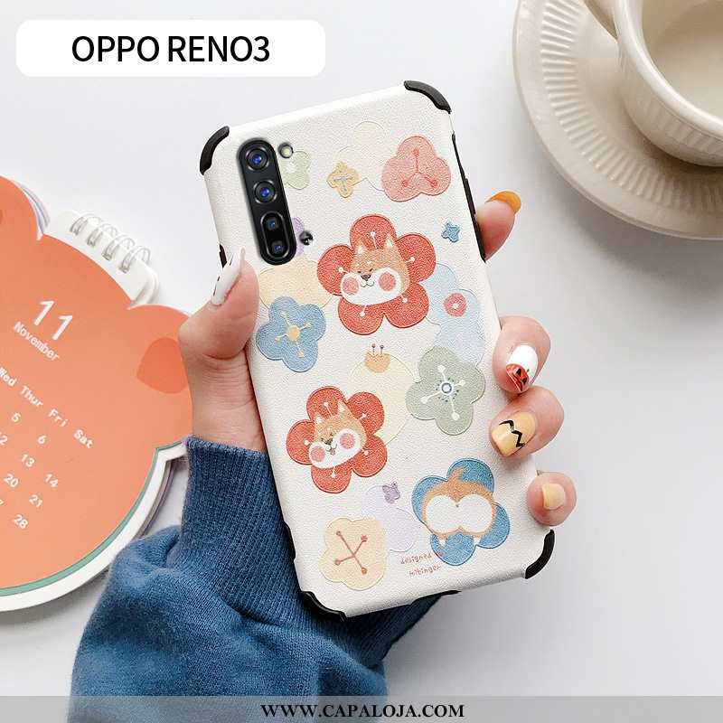 Capa Oppo Reno 3 Slim Seda Telemóvel Nova Azul, Capas Oppo Reno 3 Soft Comprar