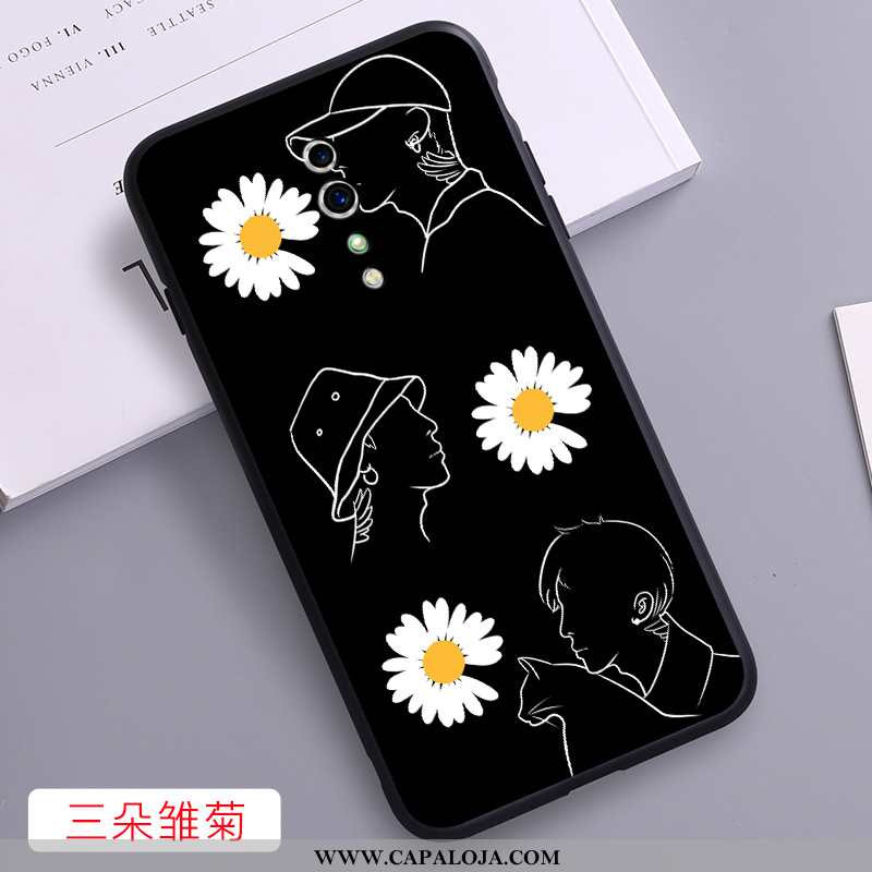 Capa Oppo Reno Z Cordao Feminino Personalizado Completa Preto, Capas Oppo Reno Z Tendencia Baratos