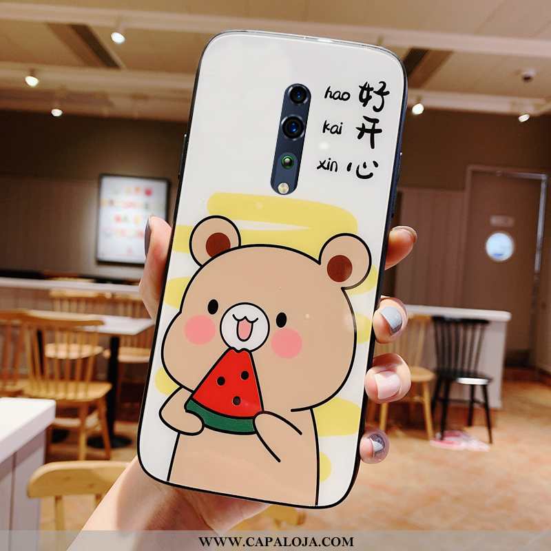 Capa Oppo Reno Z Protetoras Coração Telemóvel Cases Rosa, Capas Oppo Reno Z Vidro Promoção