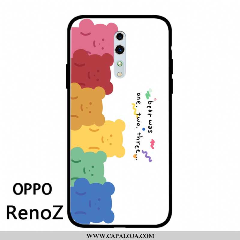 Capa Oppo Reno Z Protetoras Malha Fofas Soft Branco, Capas Oppo Reno Z Silicone Baratas