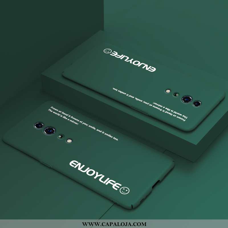 Capa Oppo Reno Z Silicone Masculino Super Antiqueda Verde, Capas Oppo Reno Z Fosco Baratas