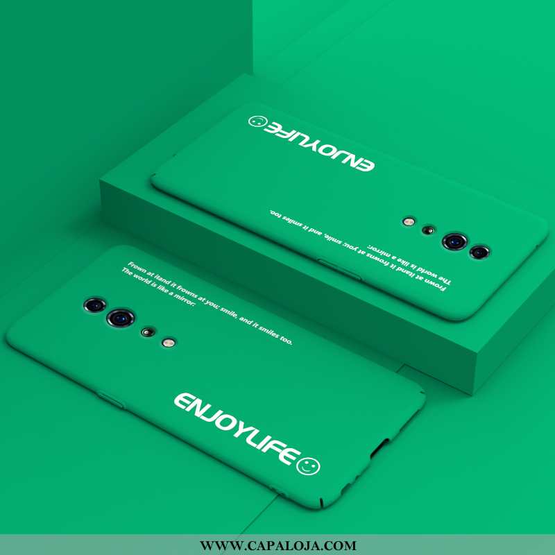 Capa Oppo Reno Z Silicone Masculino Super Antiqueda Verde, Capas Oppo Reno Z Fosco Baratas