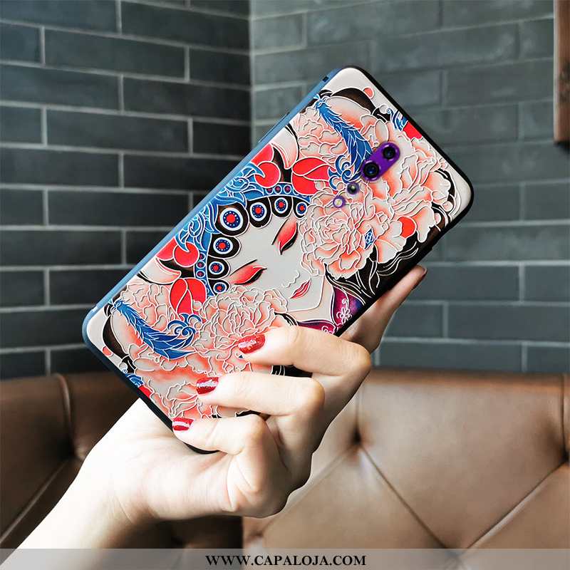 Capa Oppo Reno Z Silicone Protetoras Antiqueda Soft Rosa, Capas Oppo Reno Z Tendencia Promoção