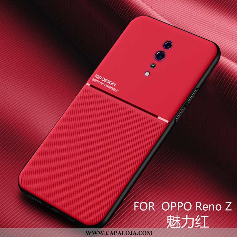 Capa Oppo Reno Z Tendencia Capas Feminino Telemóvel Preto, Oppo Reno Z Soft Baratas