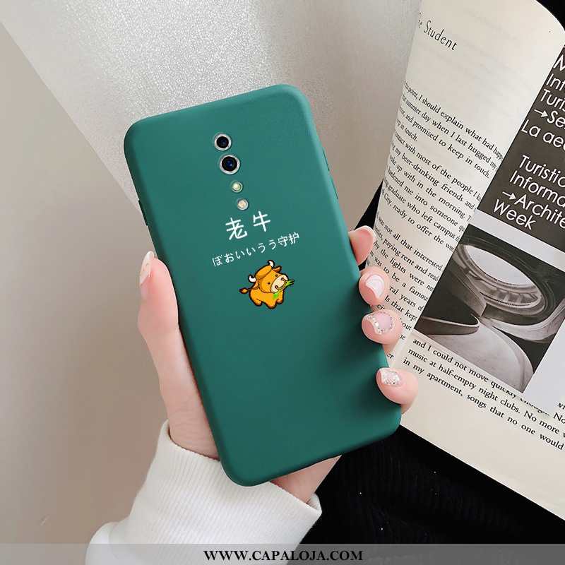 Capa Oppo Reno Z Tendencia Telemóvel Casal Masculino Verde, Capas Oppo Reno Z Silicone Barato