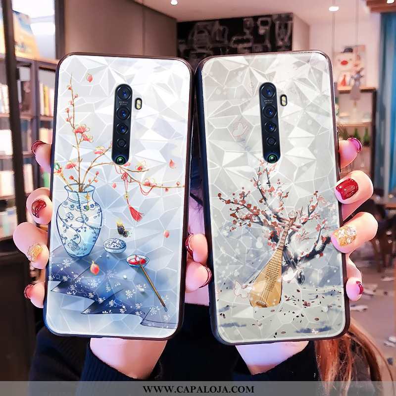 Capa Oppo Reno2 Personalizado Diamond Antiqueda Capas Azul, Oppo Reno2 Tendencia Online