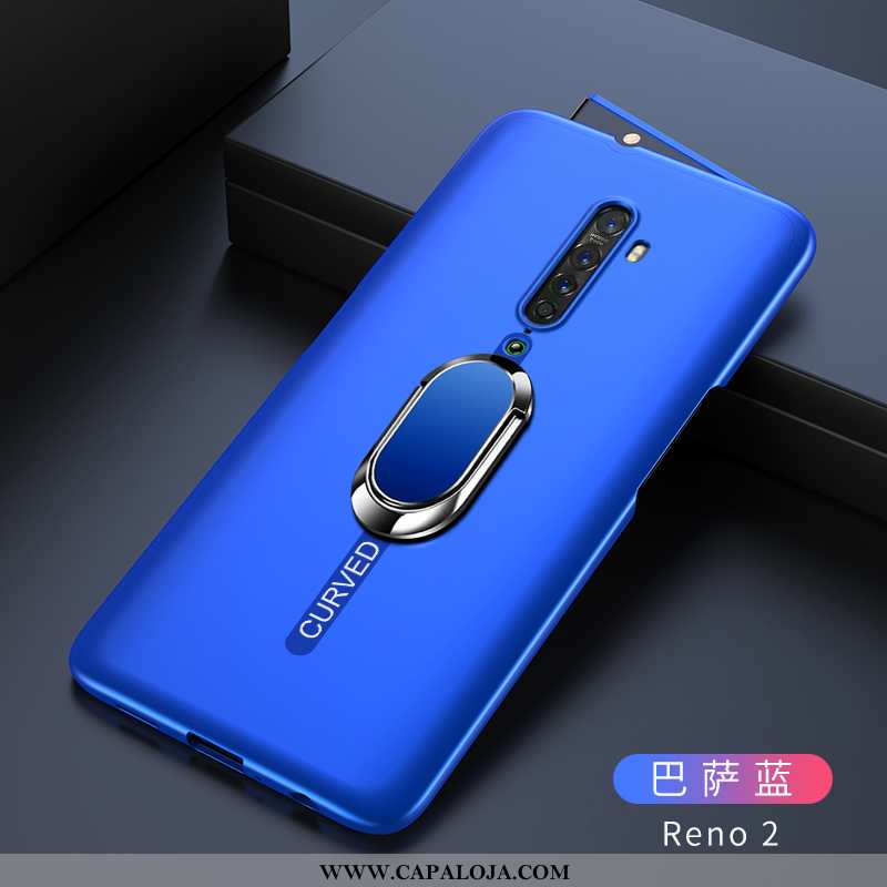 Capa Oppo Reno2 Slim Resistente Antiqueda Azul Escuro, Capas Oppo Reno2 Tendencia Baratas